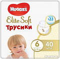 Трусики-подгузники Huggies Elite Soft Giga 6 (40 шт)