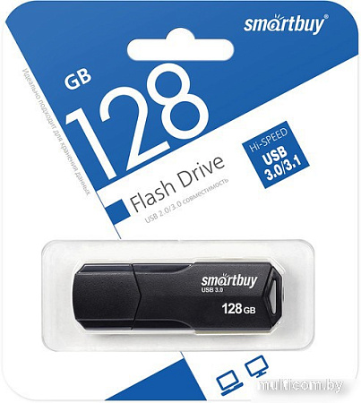 USB Flash SmartBuy Clue 3.0 128GB (черный)