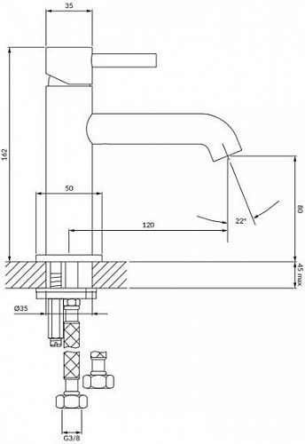 Смеситель Omnires Y Y1210NGR