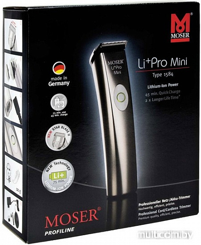 Машинка для стрижки Moser 1584-0050 Li+Pro Mini