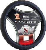 Оплетка на руль AVS GL-165S-B