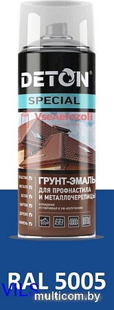 Грунт-эмаль Deton Special Для металлочереп. RAL 5005 0.52 л (синий сигнальный)
