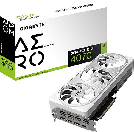 Видеокарта Gigabyte GeForce RTX 4070 Aero 12G GV-N4070AERO-12GD