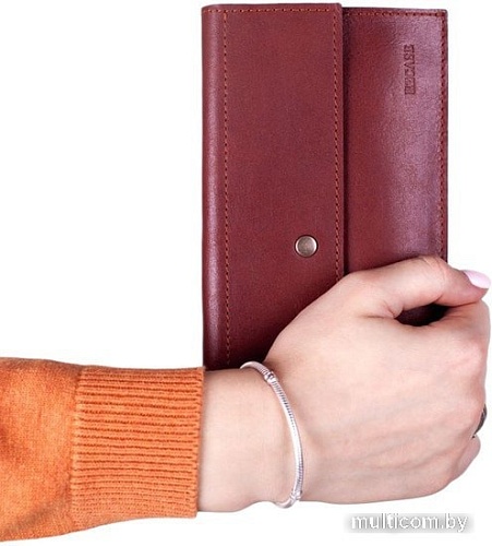 Кошелек EZcase Flat (коричневый)