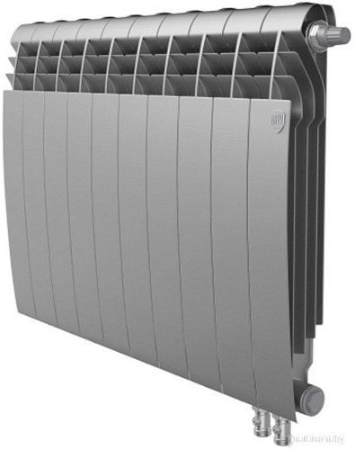 Биметаллический радиатор Royal Thermo BiLiner 500 Silver Satin VR (10 секций)