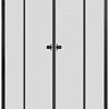 Душевой уголок Triton Вента-Блэк 80x80 (черный, с поддоном)