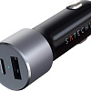 Автомобильное зарядное Satechi 72W Type-C PD Car Charger (серый космос)