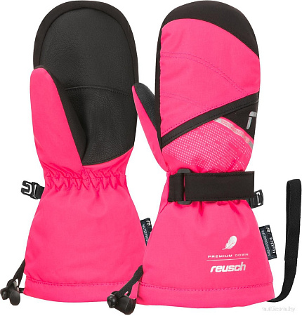 Горнолыжные варежки Reusch Kaden Down R-Tex Xt 6285562-3350 (р-р 2, Mitten Pink Glo)