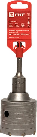 Коронка EKF Master TCT-68 М22