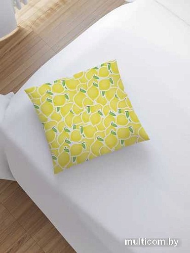 Чехол на подушку JoyArty Лимонное полотно sl_13410