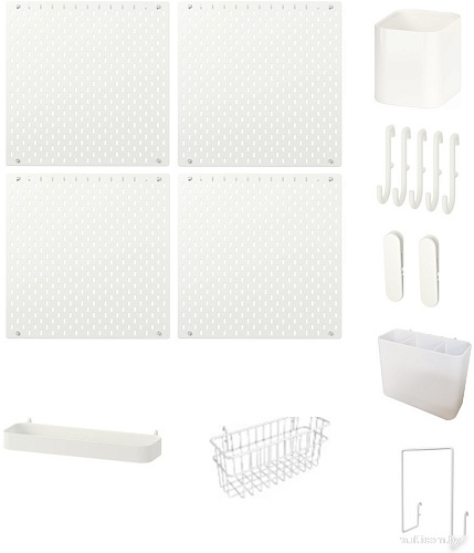 Swed House с перфорированной доской 64.02.7140 (белый)