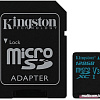 Карта памяти Kingston Canvas Go! SDCG2/128GB microSDXC 128GB (с адаптером)