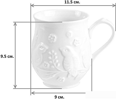 Набор кружек Elan Gallery Птички на ветке 540340