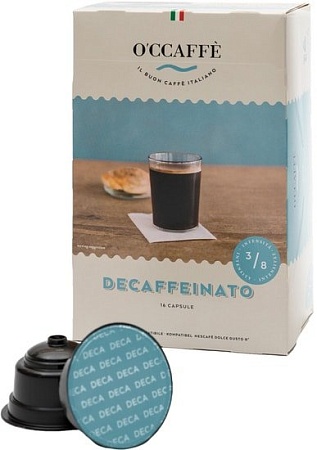 Кофе O'ccaffe Decaffeinato Dolce Gusto 16 шт