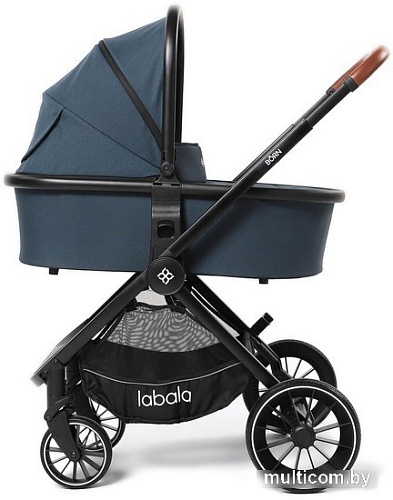 Универсальная коляска Labala Born 2021 (2 в 1, jean blue)