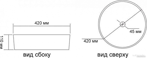 Умывальник Oliveeka TY-333MBV (черный)