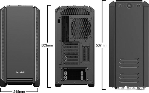 Корпус be quiet! Silent Base 601 BG027 (черный/серебристый)