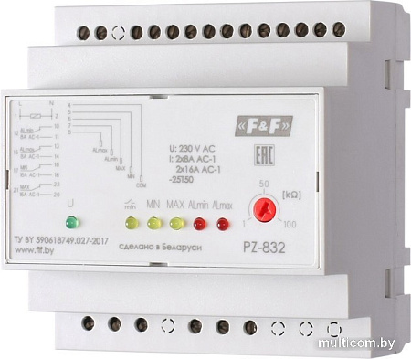 Реле уровня Евроавтоматика F&F PZ-832 EA08.001.012