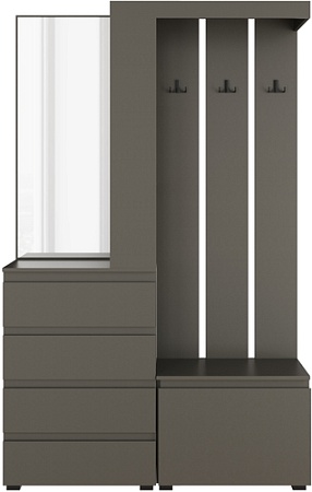 Стенка НК-Мебель Stern 72677900 (серый графит)