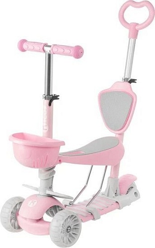 Трехколесный самокат Ricos Bubble KB05D (розовый)