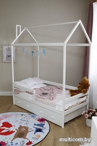 Кровать Красная звезда Р424 160x80 (белый)