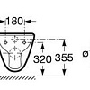 Унитаз подвесной Roca 734630300R + 7801392002