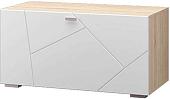 Тумба MLK Скайлайн 900 (дуб сонома светлый/белый шагрень)