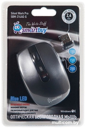 Мышь SmartBuy 314AG Gray (SBM-314AG-G)