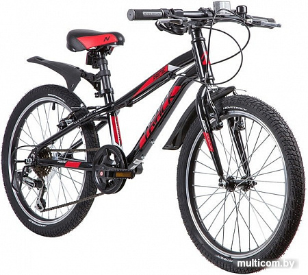 Детский велосипед Novatrack Prime 20 (черный/красный, 2019)