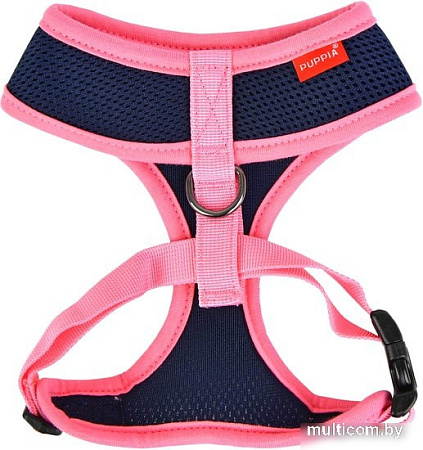Шлейка Puppia Soft II PATD-HA1770-NY-S (сине-розовый)