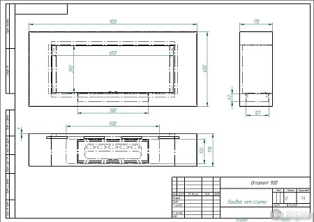 Биокамин ZeFire Ornament 900 (Estetic Flame)