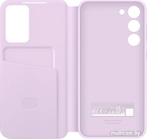 Чехол для телефона Samsung Smart View Wallet Case S23+ (лиловый)