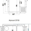 Компрессорный автохолодильник Alpicool CF55