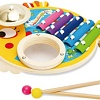 Развивающая игрушка Mapacha Рыбка 3 в 1: ксилофон, барабан, тарелка 76810