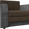 Кресло-кровать Лига диванов Атлантида 113879 (рогожка, коричневый/серый)