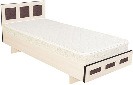 Кровать Mio Tesoro М1 КР-017.11.02-01 70x186 с матрасом Letto (дуб девон)