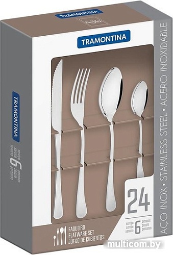 Набор столовых приборов Tramontina Aco Inox 66945003