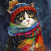 Феникс+ Зимний кот 68601