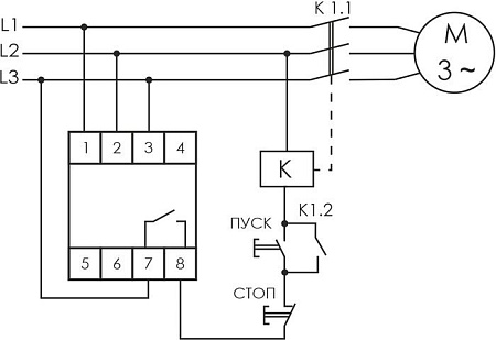 Реле контроля фаз Евроавтоматика F&F CKF-11 EA04.004.003