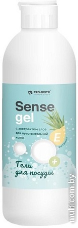 Средство для мытья посуды Pro-Brite с витамином Е и экстрактом Алоэ Sense Gel 1630-05
