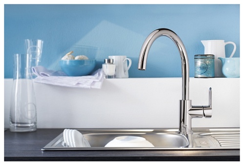 Однорычажный смеситель Grohe BauEdge 31367
