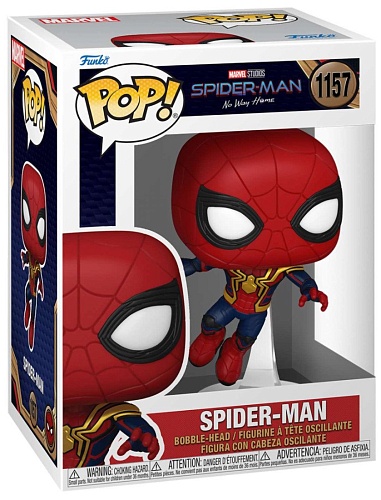 Фигурка Funko POP! Bobble Marvel Spider-Man No Way Home Spider-Man Leaping