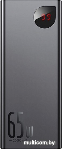 Портативное зарядное устройство Baseus Adaman Metal Digital Display PPIMDA-D01 20000mAh (черный)