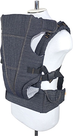 Рюкзак-переноска Топотушки Деним Стежка (черный)