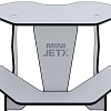 Геймерский стол VMM Game Jetx Mini Light Black SF-1WBK-M