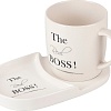 Чашка с блюдцем Nouvelle The Real Boss 0440013