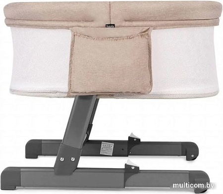 Приставная детская кроватка Nuovita Accanto Bonta (xаки лен)