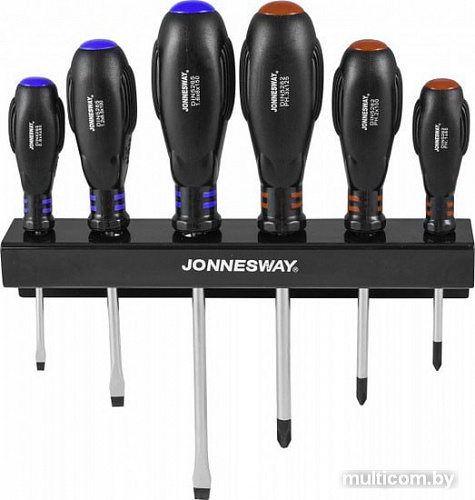 Набор отверток Jonnesway D03PR06S (6 предметов)