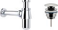Сифон Wellsee Drainage System 182103003 (сифон, донный клапан, хром)