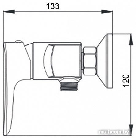 Смеситель Raiber Nova R2501